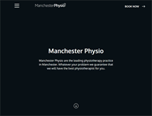 Tablet Screenshot of manchesterphysio.co.uk